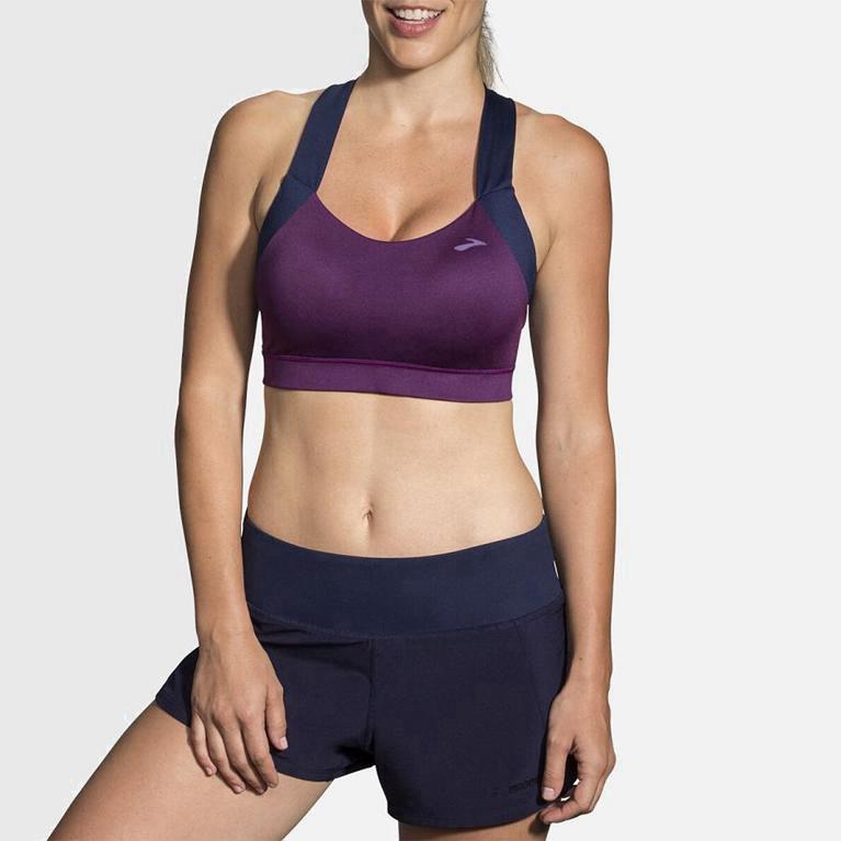 Brooks Uplift Crossback Womens Running Bra Ireland Purple (OFYT-31245)